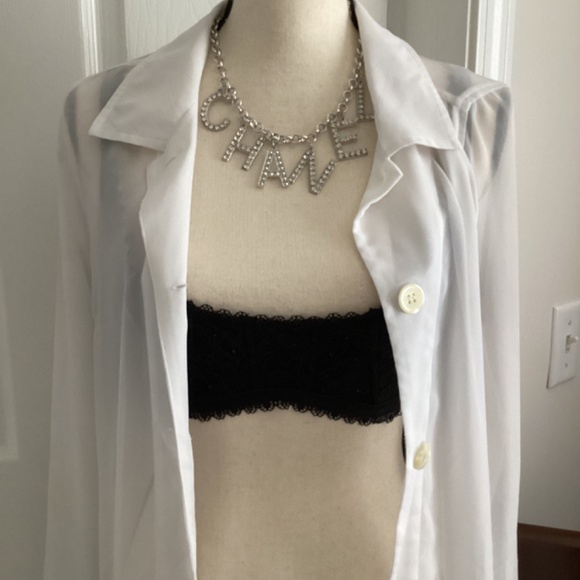 vintage Italy long blouse jacket vintage 90's - Picture 5 of 11